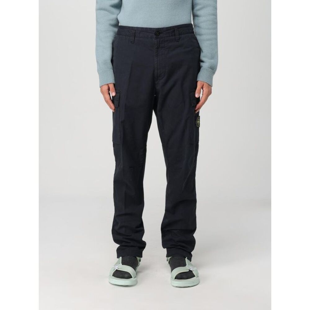 Stone Island Pants Men Navy